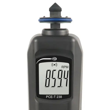 PCE-T 238 - Battery-Powered Handheld Tachometer for Speed Measurement