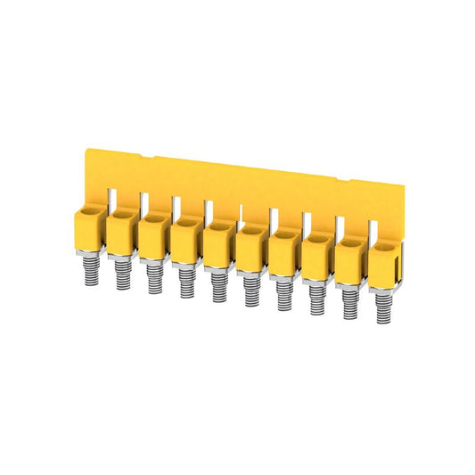 1052060000 - Yellow 10-Pole Terminal Cross-Connector, 41A, 6.10mm Pitch  (Pack of 20)