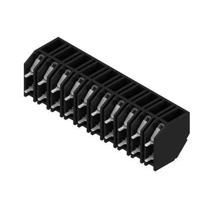 1884660000 - 5mm Pitch Black Terminal, 10 Poles, 135° Solder Pins  (Pack of 11)