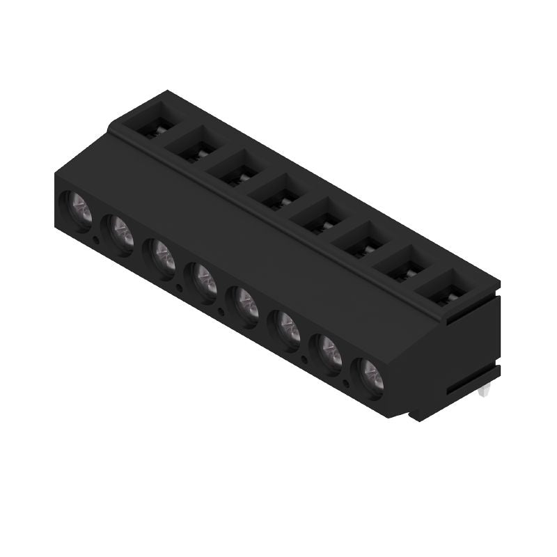 9994800000 - 5.08mm PCB Terminals, 8 Poles, 180° Outlet, Black  (Pack of 100)