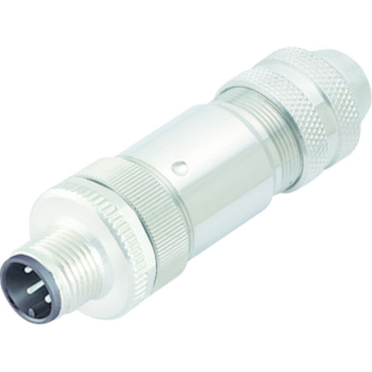 1507700000 - M12 Field Attachable Connector, Gold-Plated, 4A, 6-8mm