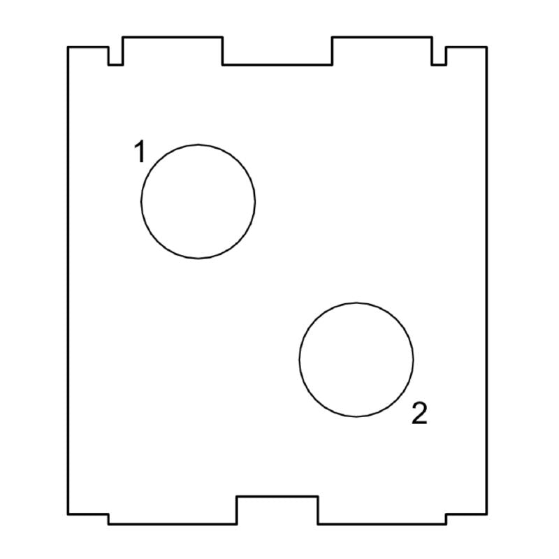 2748290000 - 1000 V Power Module, 100 A, 2-Pole with Axial Connection  (Pack of 2)