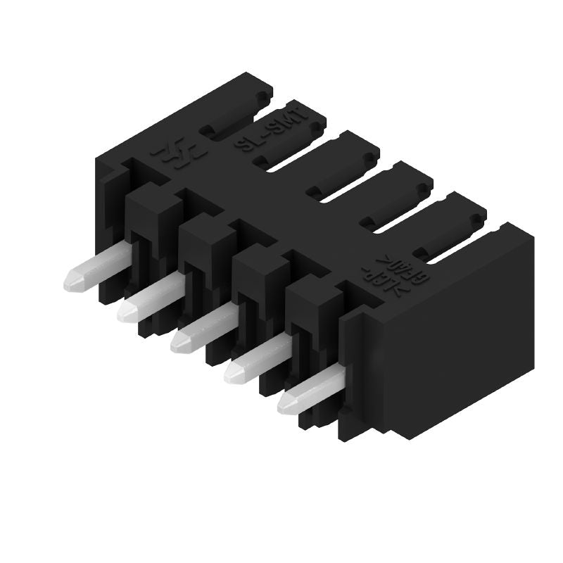 1842350000 - 5-Pole 3.50mm PCB Connector, 180° Angled, Black Housing  (Pack of 50)