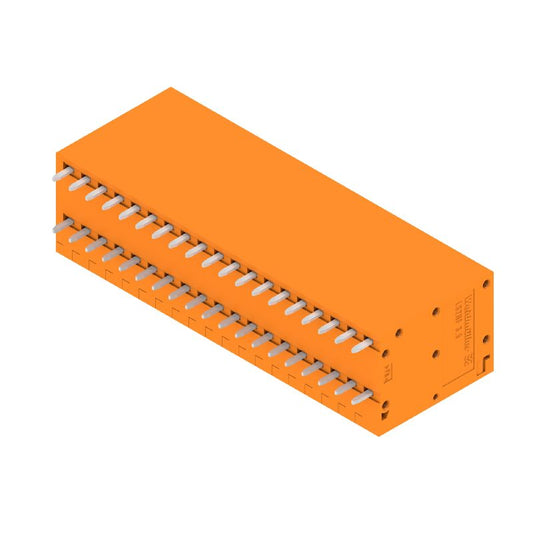 2001110000 - 3.5mm PCB Terminal with 38 Poles, 90° Orange Design  (Pack of 20)