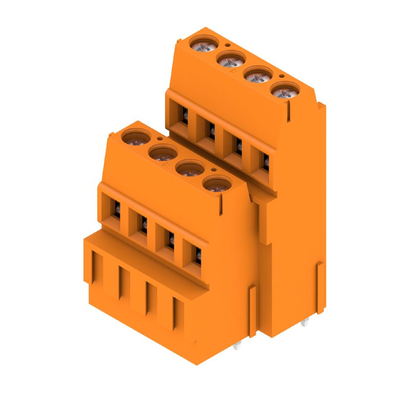 1769260000 - 5.08mm PCB Terminal, 8 Poles, 90° Angle, Orange  (Pack of 50)