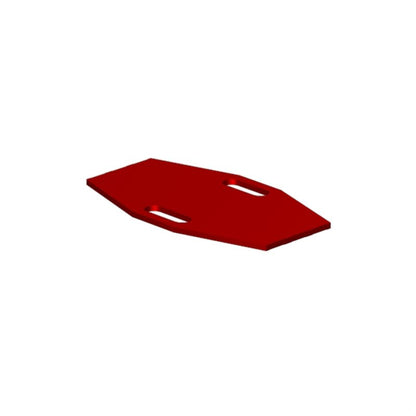 2519090000 - Red 26x15mm Polyurethane Cable Markers, 1000pcs per Roll  (Pack of 1000)