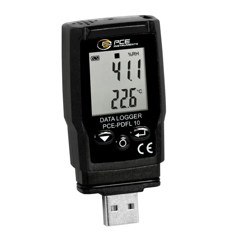 PCE-PDFL 10 - Multi-Function Thermometer with Data Logging & USB Interface