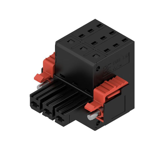 2720490000 - 3-Pole 180° PCB Plug-In Connector with Tension-Clamp  (Pack of 24)