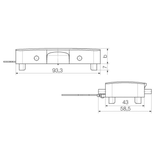 1665260000 - Size 6 IP65 Enclosure with Side-Locking Clamp