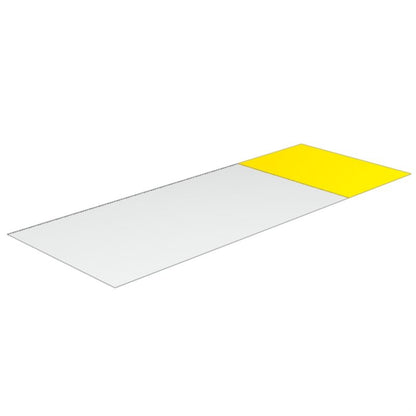 1695741687 - 150 Self-Adhesive Cable Markers, 9.5-22.3mm, 36x93mm, Yellow  (Pack of 10)