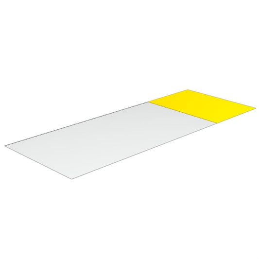 1695741687 - 150 Self-Adhesive Cable Markers, 9.5-22.3mm, 36x93mm, Yellow  (Pack of 10)