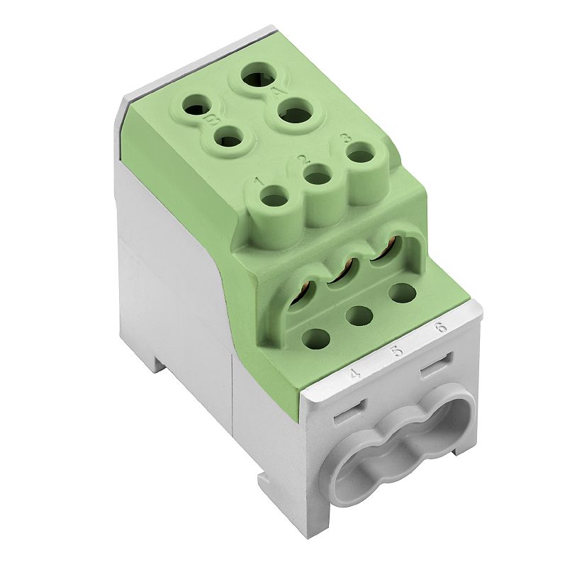 2603830000 - Green 1000V Terminal for 8 Connections, RoHS Compliant  (Pack of 3)