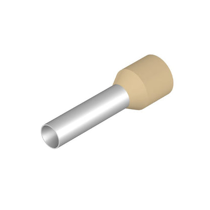 0565800000 - Ivory Wire-End Ferrule, 28mm Long, 10mm² Conductor Capacity  (Pack of 100)