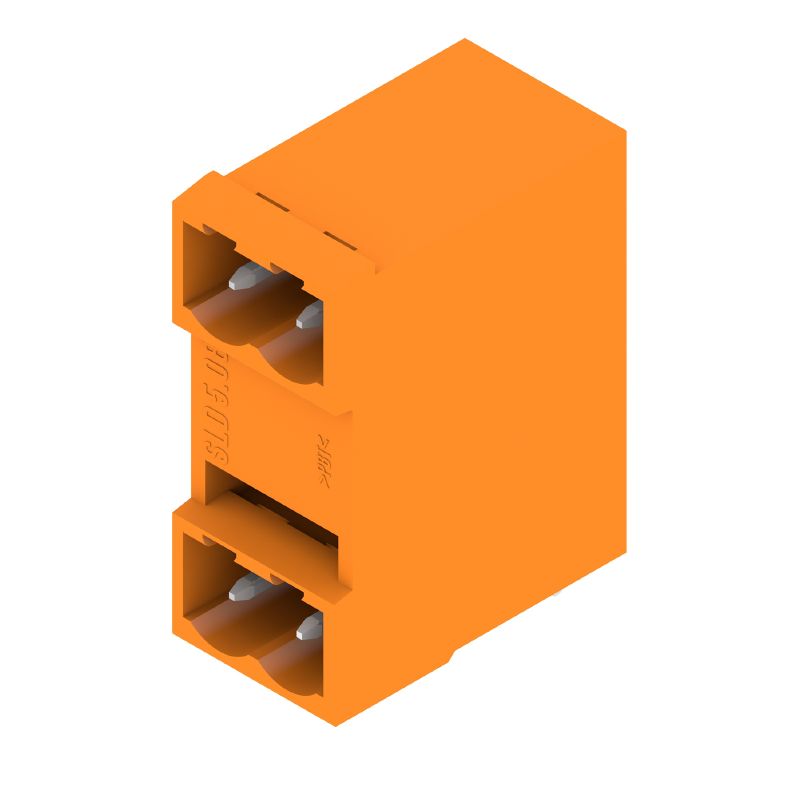 1601790000 - 5.08mm 4-Pole THT PCB Connector, 90° Angle, Tinned Orange  (Pack of 50)