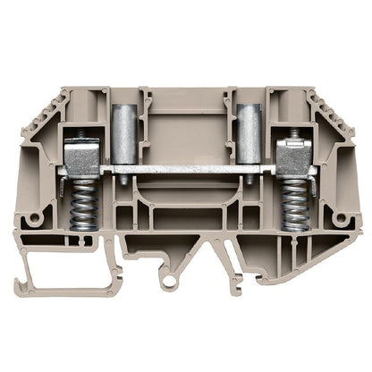 9538100000 - 6 mm² Screw Terminal Block, 41 A, Dark Beige  (Pack of 50)