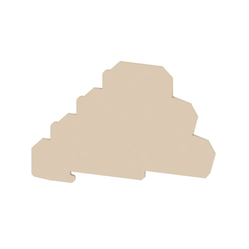 7917000000 - 87.8mm Dark Beige End Plate for Terminals, Snap-On  (Pack of 20)
