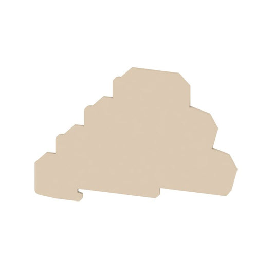 7917000000 - 87.8mm Dark Beige End Plate for Terminals, Snap-On  (Pack of 20)