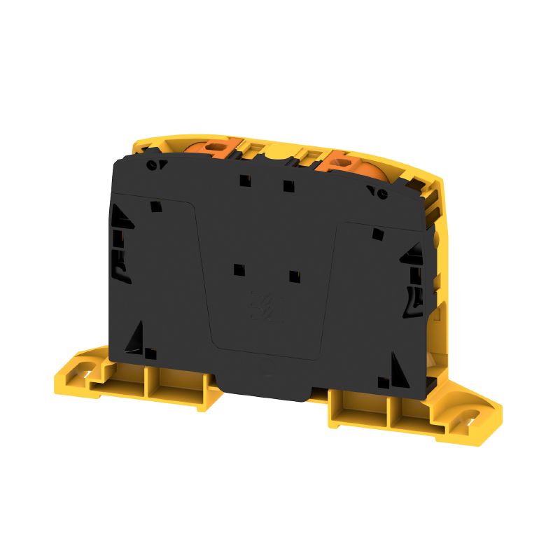 2663350000 - Black & Yellow 50mm² Feed-Through Terminal, 1000V, 150A  (Pack of 5)