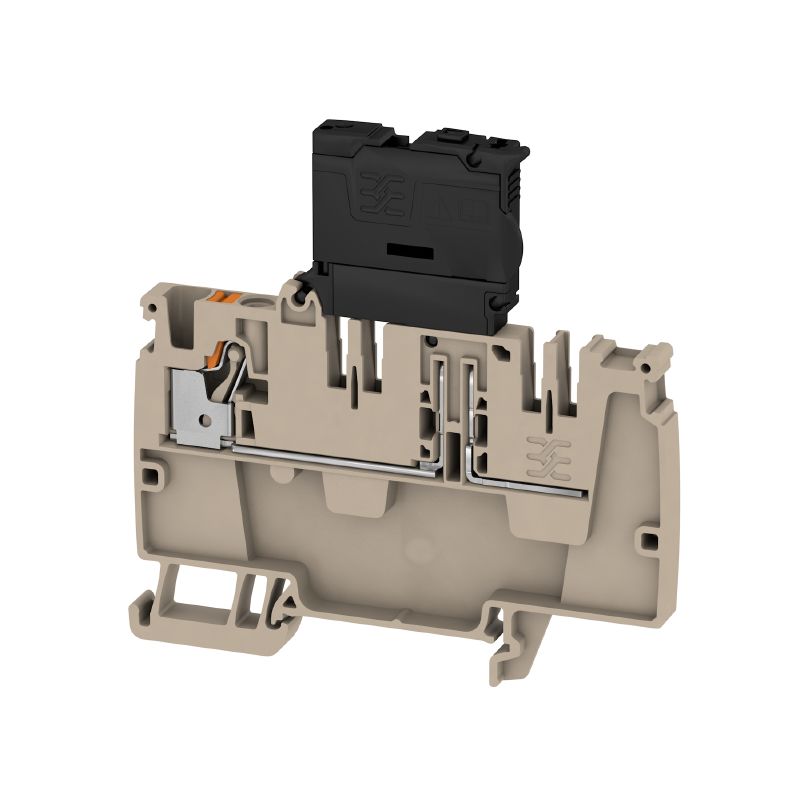 2581720000 - Dark Beige Push-In Modular Terminal, 4 mm², 6.3 A, 82 mm  (Pack of 50)