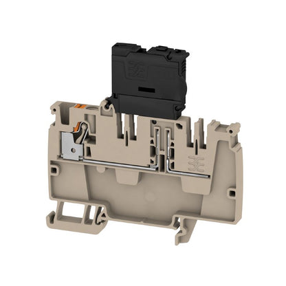 2581720000 - Dark Beige Push-In Modular Terminal, 4 mm², 6.3 A, 82 mm  (Pack of 50)