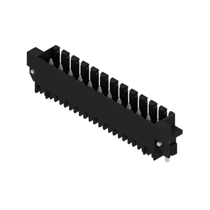 2585130000 - 12-Pole 3.50mm PCB Male Header Connector with Clip-On Flange  (Pack of 230)