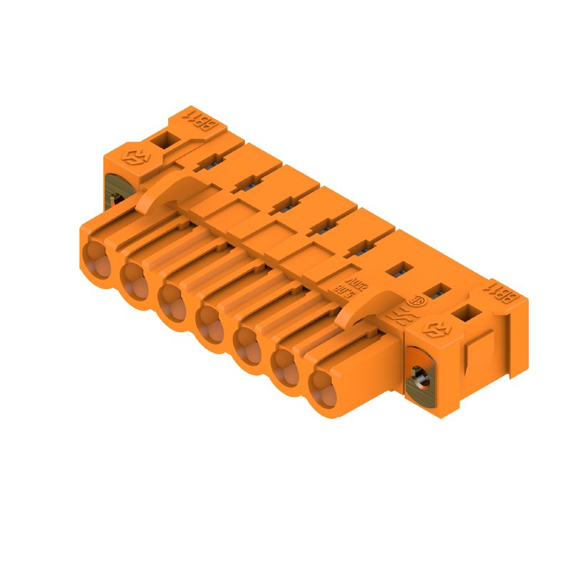 1843800000 - 5.08mm THT PCB Female Header Connector, 7 Poles, 90° Angle  (Pack of 36)