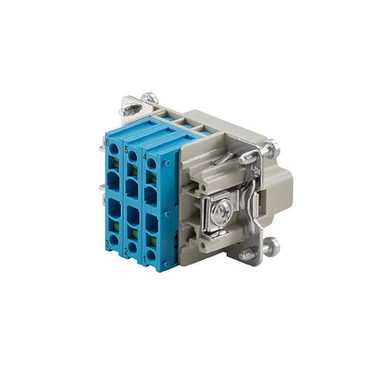 2535110000 - 6 Pole Female Insert, 500V, 24A, SNAP IN Installation