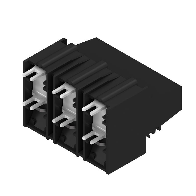 1174720000 - 15mm PCB Terminals, 90° Angle, 4.5mm Pins, Black Finish  (Pack of 20)