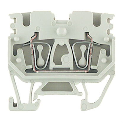 1712780000 - Dark Beige 2.5 mm² Feed-Through Terminal with Tension-Clamp  (Pack of 100)