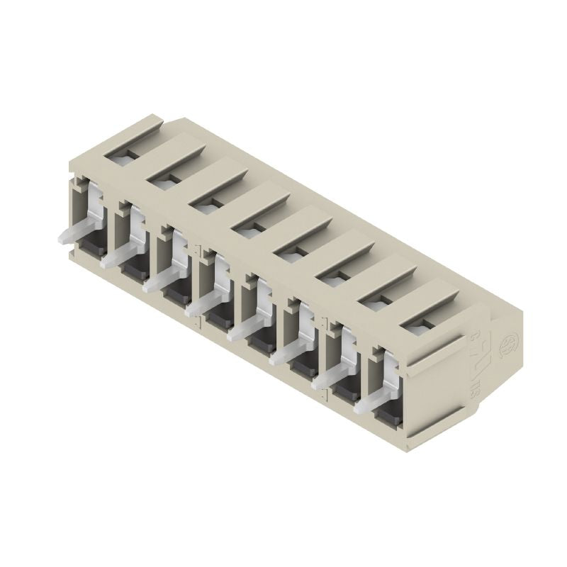 1913190000 - 5.00mm PCB Terminal Block, 8 Poles, 90° Angle  (Pack of 50)