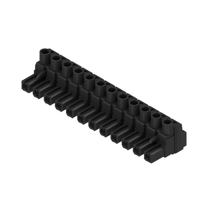 1059670000 - 7.62mm PCB Female Connector with 12 Poles and 180° Angle  (Pack of 18)