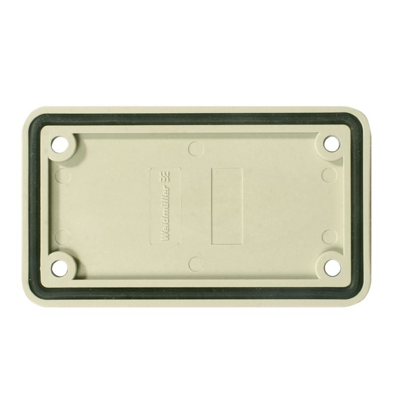 1664350000 - Heavy-Duty 3" Grey Connector with Cover Plate  (Pack of 10)