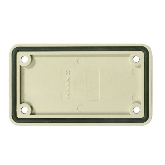 1664350000 - Heavy-Duty 3" Grey Connector with Cover Plate  (Pack of 10)