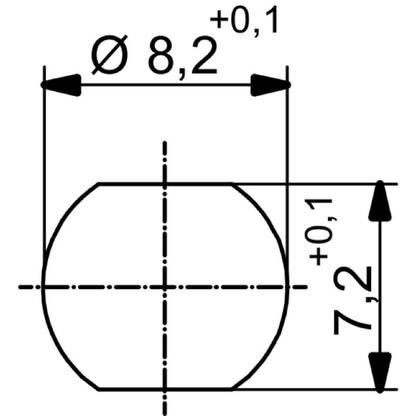 2421580000 - Durable M8 4-Pole Connector, 5.5mm Height, IP67 Rated  (Pack of 10)