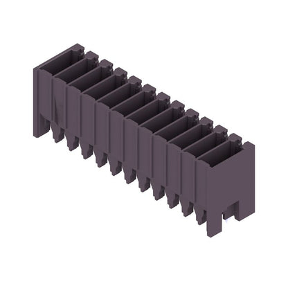 1290520000 - 24-Pole 3.5mm PCB Connector with Black Finish, 180° Angle  (Pack of 42)