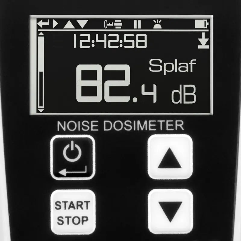 PCE-MND 10 - IEC Compliant 70-140 dB Noise Dose Meter with 15+ Hour Battery
