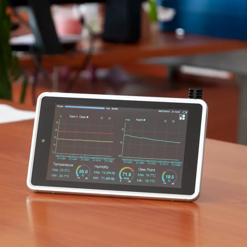 PCE-HT 300 - 7" Touch Screen Weather Station with Data Logger & Alarm