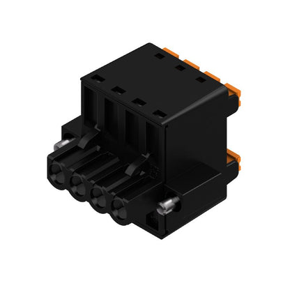 1000960000 - 4-Pole 5.08mm PCB Connector with Push-In Actuator, 180°  (Pack of 40)