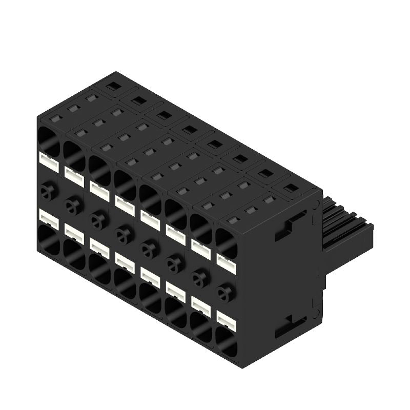 2720480000 - 7.62mm PCB Female Connector, 8-Pole, 180° Push-In Design  (Pack of 15)
