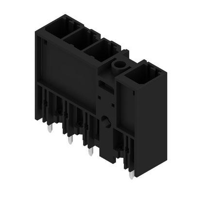 1464330000 - 4-Pole 7.62mm Male Header Connector, Closed Side, Tinned Black  (Pack of 48)