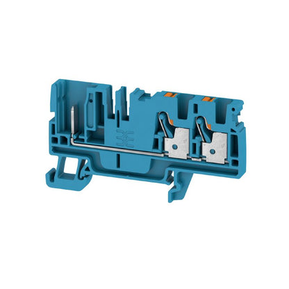 2540080000 - Blue 4mm² Feed-Through Terminal, 800V, 32A, ROHS Certified  (Pack of 50)