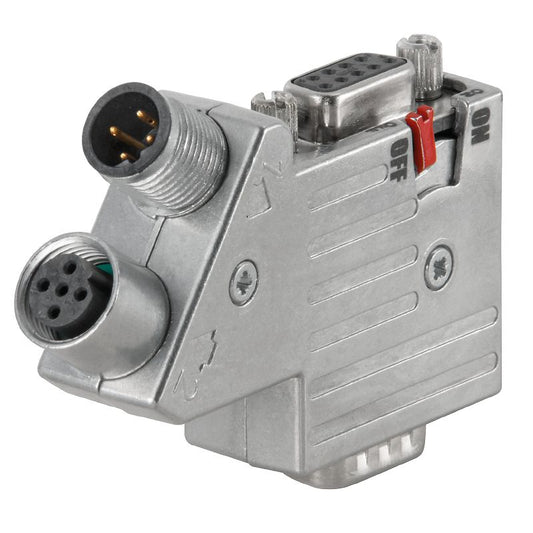1368790000 - M12 B-Coded Connector with D-Sub Interface, RoHS Compliant