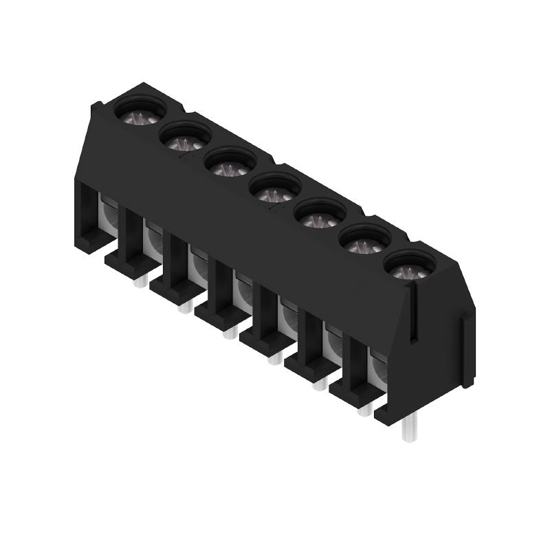 1811230000 - 7-Pole 3.5mm Terminal with Pressure Clamp, Black Box  (Pack of 100)