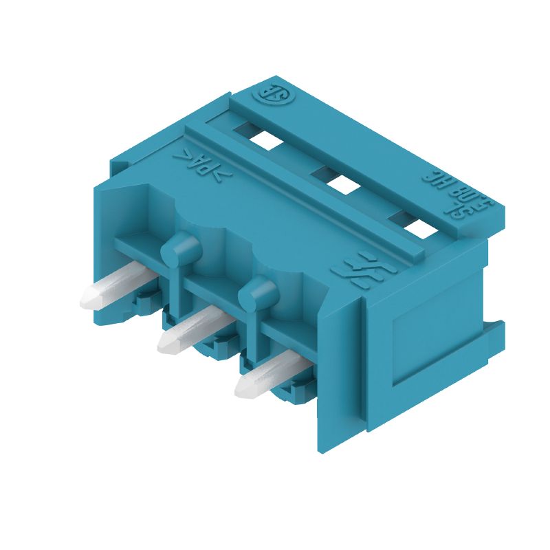 1743520000 - 3-Pole 5.08mm Male PCB Connector with Dovetail, 180° Angle  (Pack of 100)