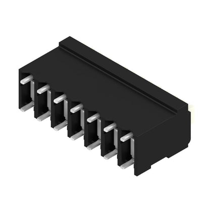 1875370000 - 3.81mm PCB Terminal Block, 7 Pole, Black, 180° Angle  (Pack of 175)