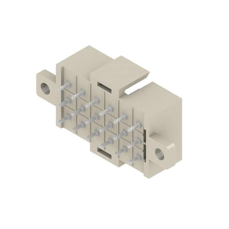 1444900000 - 5mm Pitch 18-Pole PCB Connector with Flange, Pebble Grey  (Pack of 25)