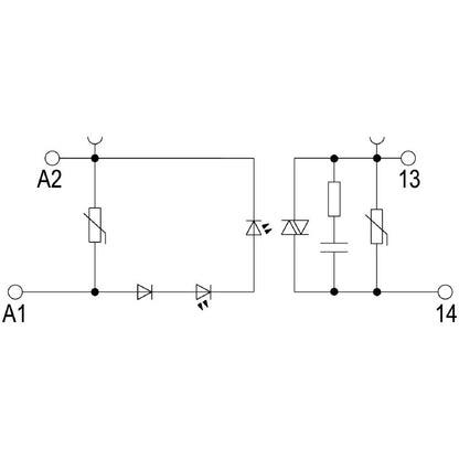 8951150000 - 220VDC Solid-State Relay, 0.1A with Screw Terminals  (Pack of 10)
