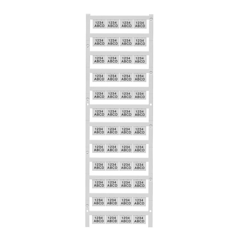 1854100000 - Weidmueller 10x15mm Terminal Marker, RoHS Compliant  (Pack of 48)