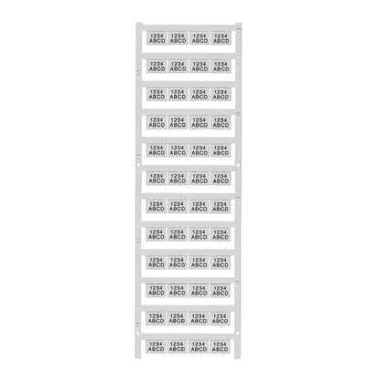 1854100000 - Weidmueller 10x15mm Terminal Marker, RoHS Compliant  (Pack of 48)