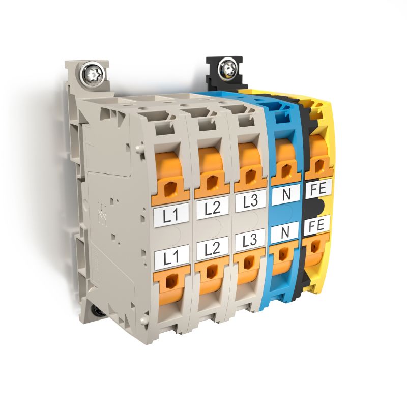 2694160000 - Compact 95 mm² Push-In Terminal, 232 A, 1000 V Rated  (Pack of 5)